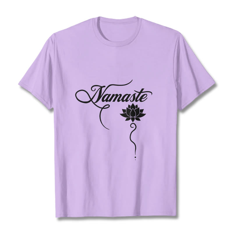 Maglietta Buddha Stones HELLO Hindi Lotus - Prugna - 2XL - image 16