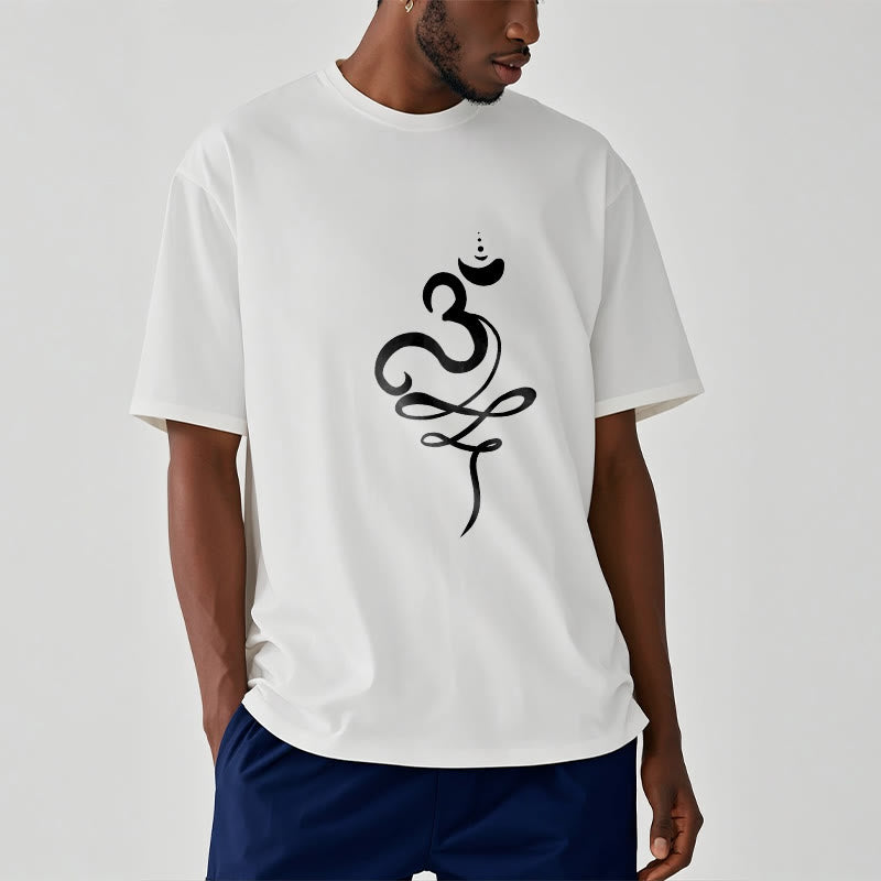 T-shirt con maglietta in sanscrito OM Buddha Stones - image 7