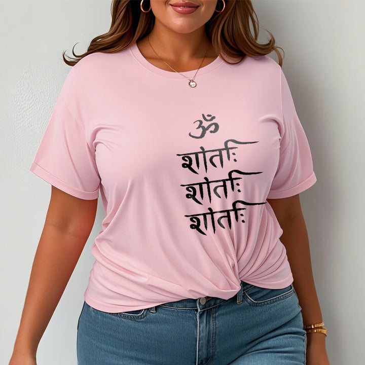 T-shirt con motivo sanscrito Buddha Stones OM MANTRA - image 14