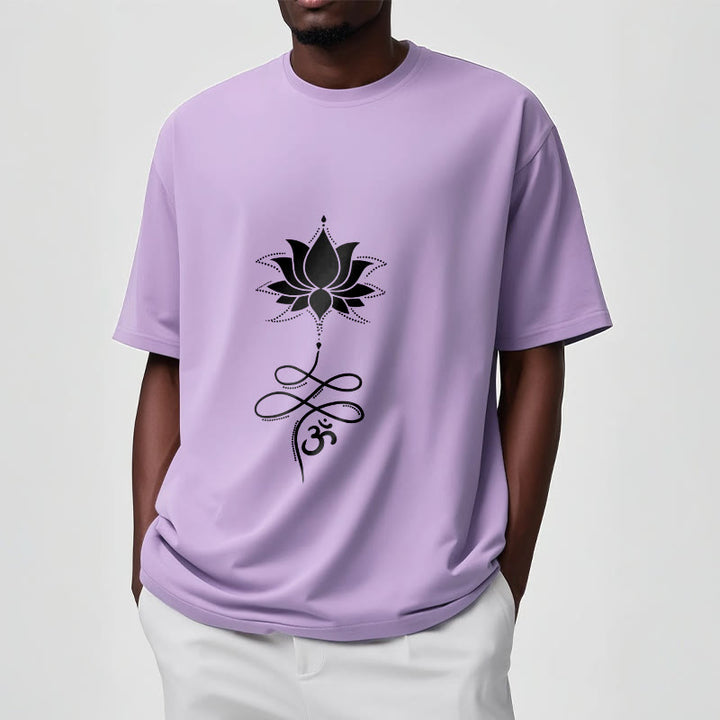 T-shirt con maglietta in sanscrito Buddha Stones Lotus OM - image 17