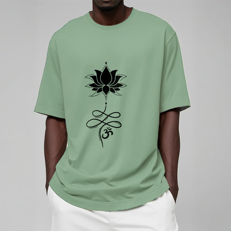 T-shirt con maglietta in sanscrito Buddha Stones Lotus OM - image 15