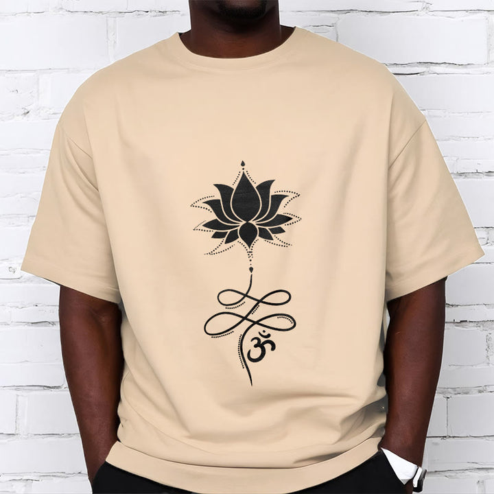 T-shirt con maglietta in sanscrito Buddha Stones Lotus OM - image 9