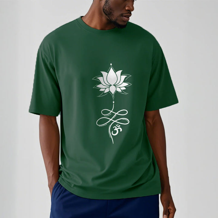 T-shirt con maglietta in sanscrito Buddha Stones Lotus OM - image 12