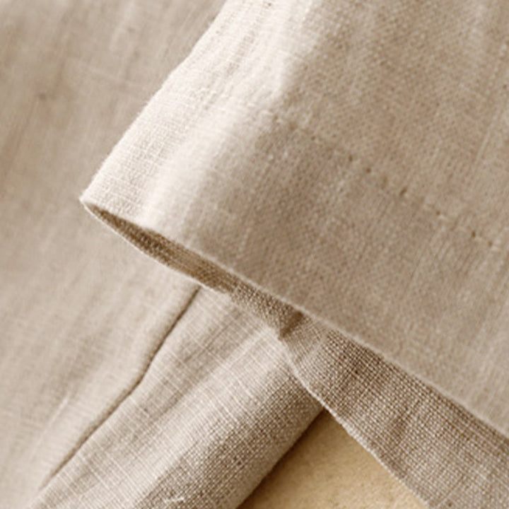 Pantaloni harem da donna in lino e cotone con tasche, modello Buddha Stones, estivi, semplici e casual, lunghezza 7-8, bottoni - image 13