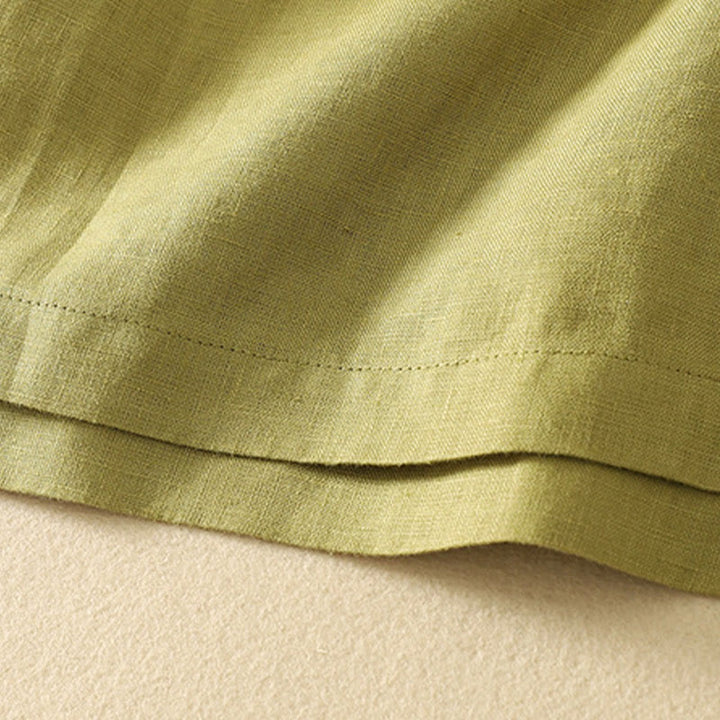 Maglietta da donna in cotone con scollo a V, manica corta, casual, estiva, tinta unita , Buddha Stones - image 3