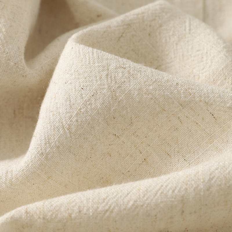 Abito midi in poliestere senza maniche con tasche, cuciture casual colorate e bottoni fatti a mano, Buddha Stones - image 11