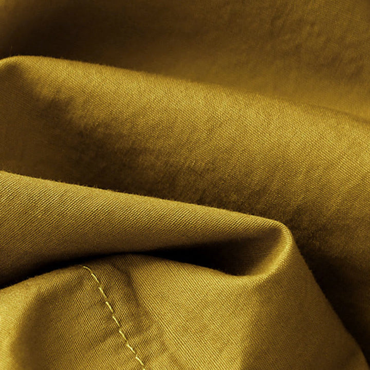 Abito midi estivo con scollo rotondo semplice e maniche corte, con tasche, motivo Buddha Stones - image 24