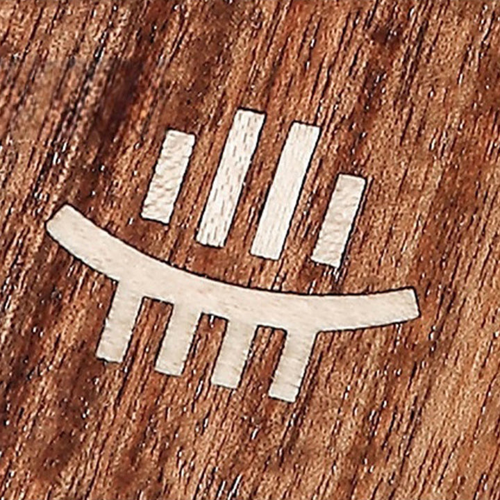 Buddha Stones Kalimba 21 tasti pianoforte a pollice in acacia e acero, legno di sapele, pianoforte portatile per dita