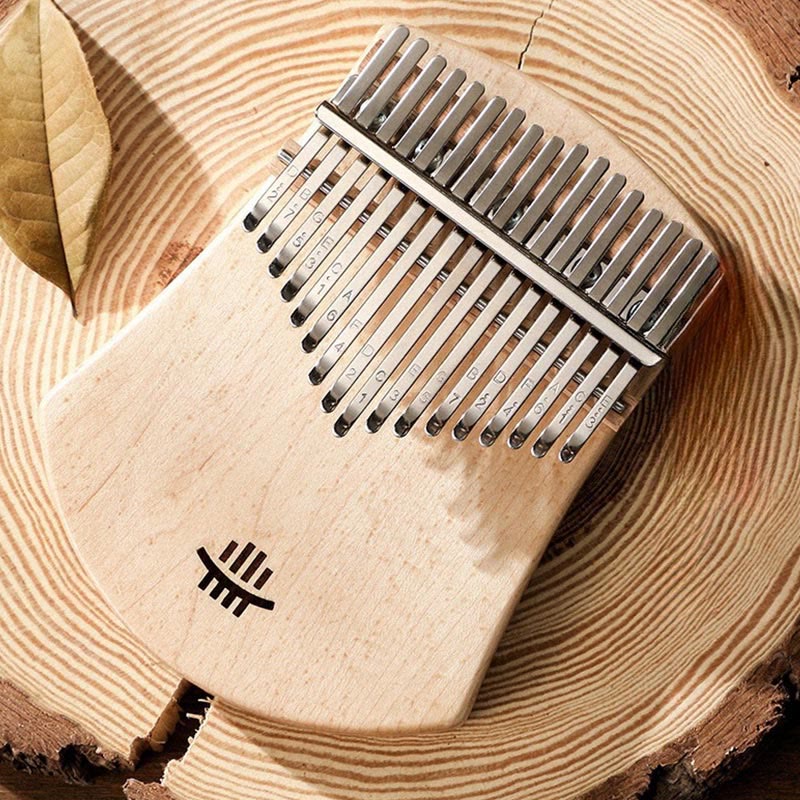 Buddha Stones Kalimba 17 tasti pianoforte a pollice in acero, acacia, legno di sapele, pianoforte portatile per dita