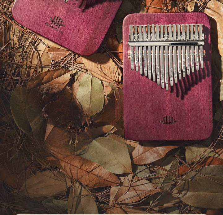 Buddha Stones Kalimba 21 tasti pianoforte a pollice Peltogyne Wood pianoforte portatile per dita