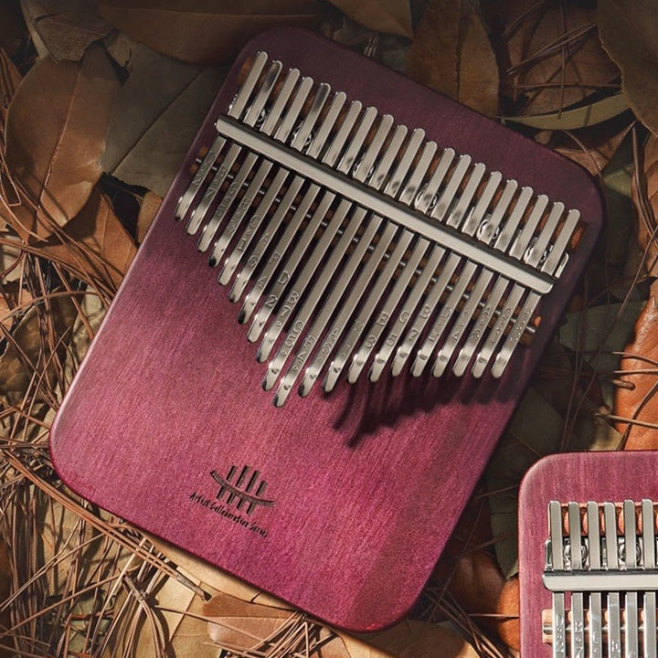 Buddha Stones Kalimba 21 tasti pianoforte a pollice Peltogyne Wood pianoforte portatile per dita