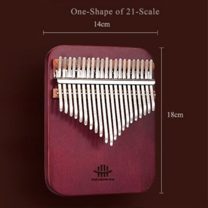 Buddha Stones Kalimba 21 tasti pianoforte a pollice Peltogyne Wood pianoforte portatile per dita
