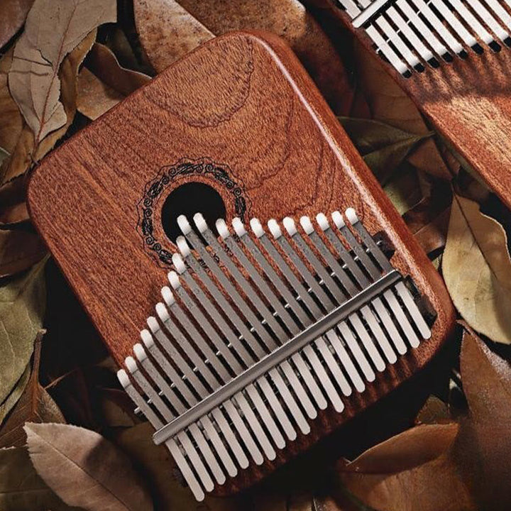 Buddha Stones Kalimba 21 tasti pianoforte a pollice in legno di sandalo giallo pianoforte portatile per dita