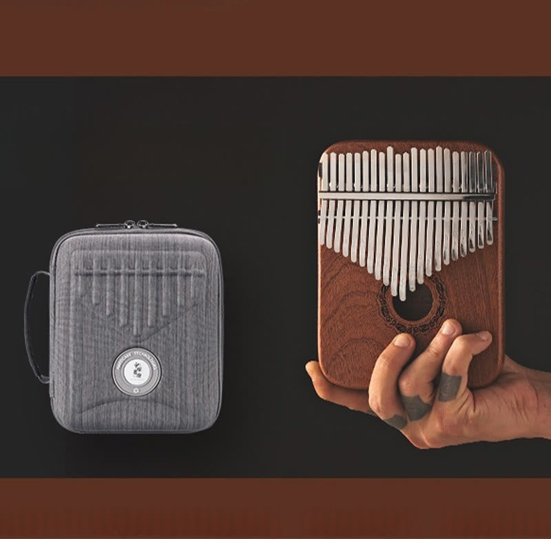 Buddha Stones Kalimba 21 tasti pianoforte a pollice in legno di sandalo giallo pianoforte portatile per dita