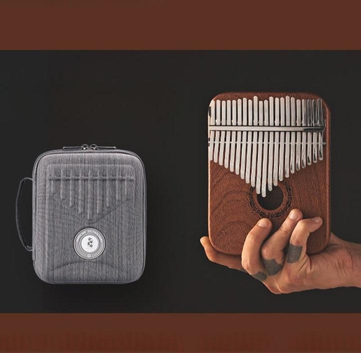 Buddha Stones Kalimba 21 tasti pianoforte a pollice in legno di sandalo giallo pianoforte portatile per dita
