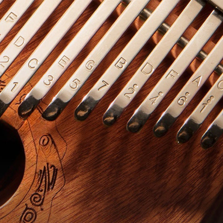 Buddha Stones Kalimba 21 tasti pianoforte a pollice in legno di sandalo giallo pianoforte portatile per dita