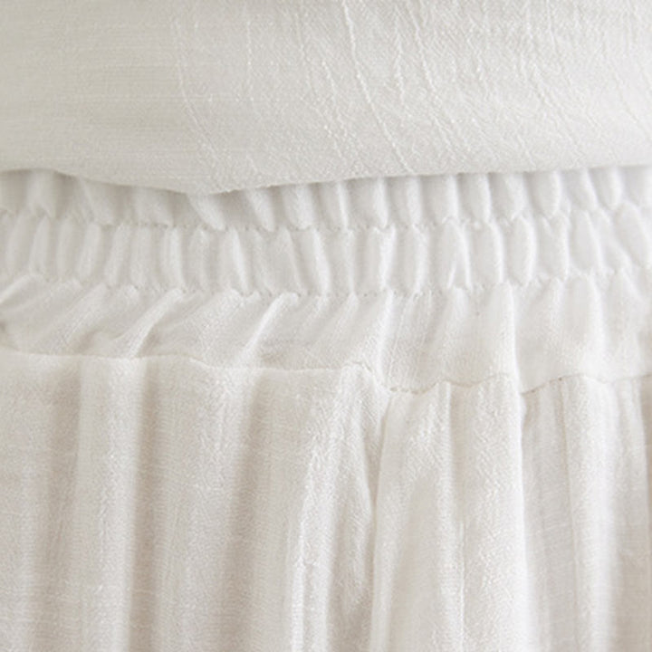 Set di 2 pezzi Buddha Stones, beige, con bottoni cinesi a forma di rana, camicia a maniche lunghe, pantaloni, meditazione, zen, Tai Chi, abbigliamento in cotone e lino, da donna - image 14