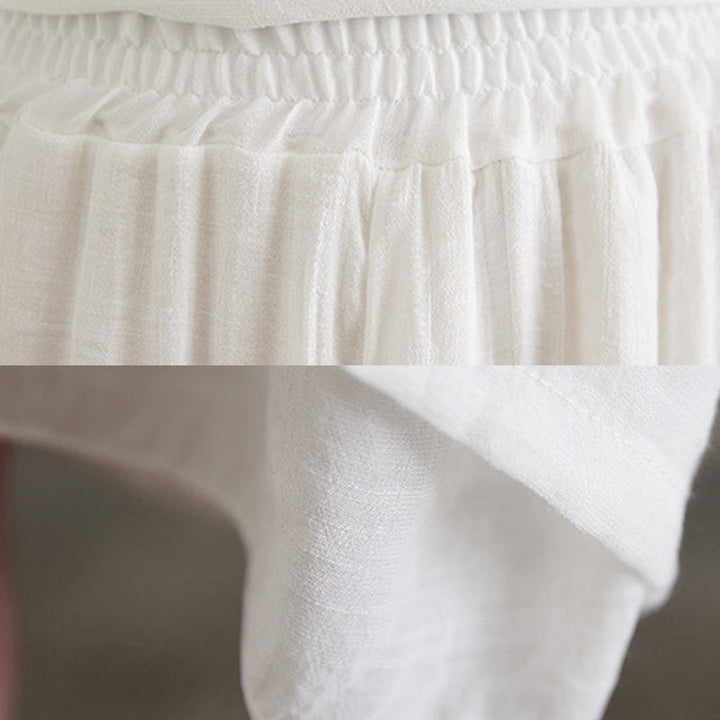 Set di 2 pezzi Buddha Stones, beige, con bottoni cinesi a forma di rana, camicia a maniche lunghe, pantaloni, meditazione, zen, Tai Chi, abbigliamento in cotone e lino, da donna - image 18