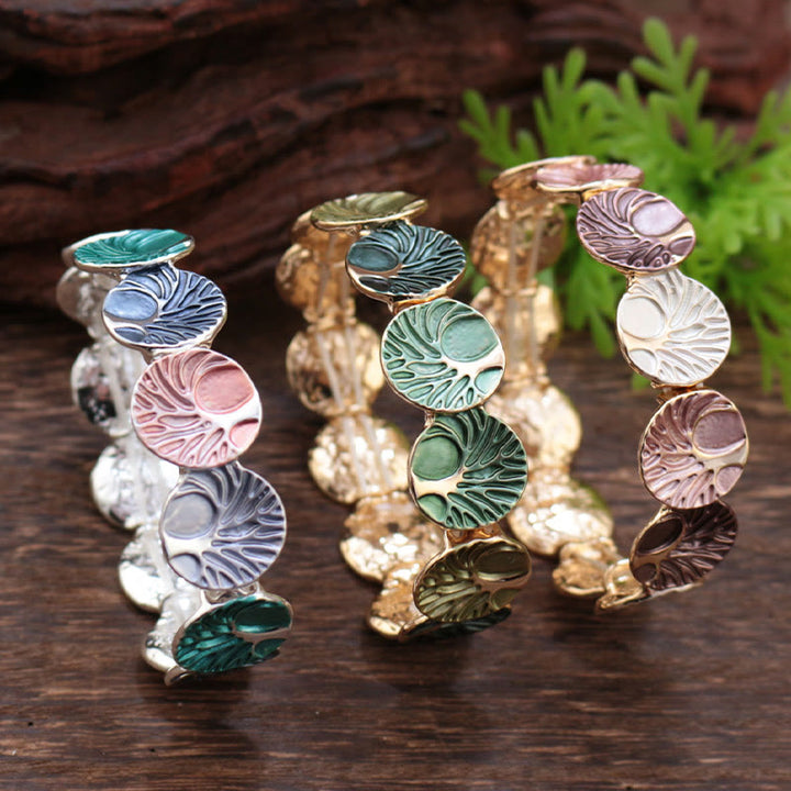 Bracciale in lega Buddha Stones The Tree of Life Creation