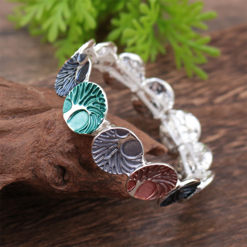 Bracciale in lega Buddha Stones The Tree of Life Creation