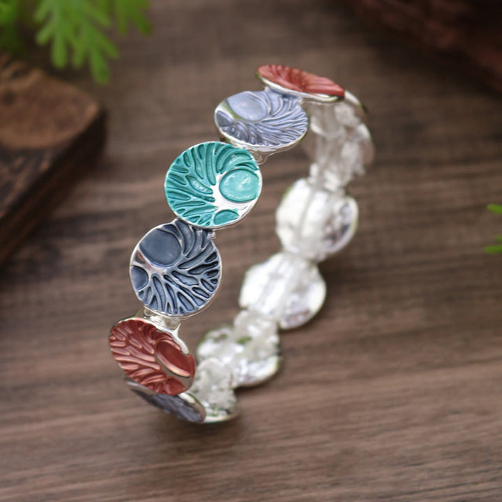 Bracciale in lega Buddha Stones The Tree of Life Creation