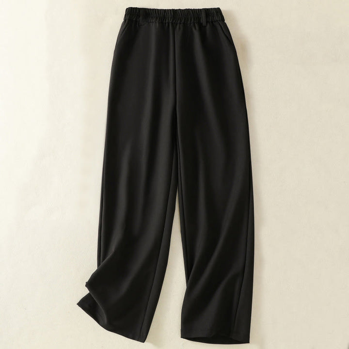 Pantaloni da donna in cotone con coulisse, con elastico in vita e tasche, stile vintage, motivo Buddha Stones - Nero - US8-10, UK/AU12-14, EU40-42 (2XL) - image 8