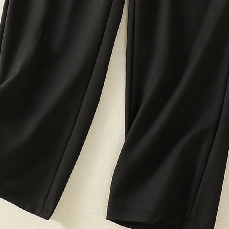 Pantaloni da donna in cotone con coulisse, con elastico in vita e tasche, stile vintage, motivo Buddha Stones - image 13