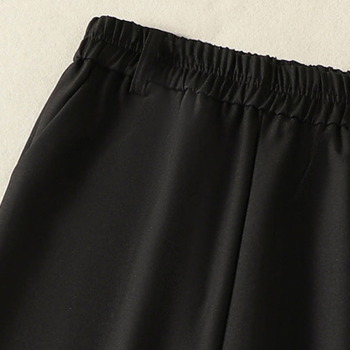 Pantaloni da donna in cotone con coulisse, con elastico in vita e tasche, stile vintage, motivo Buddha Stones - image 11