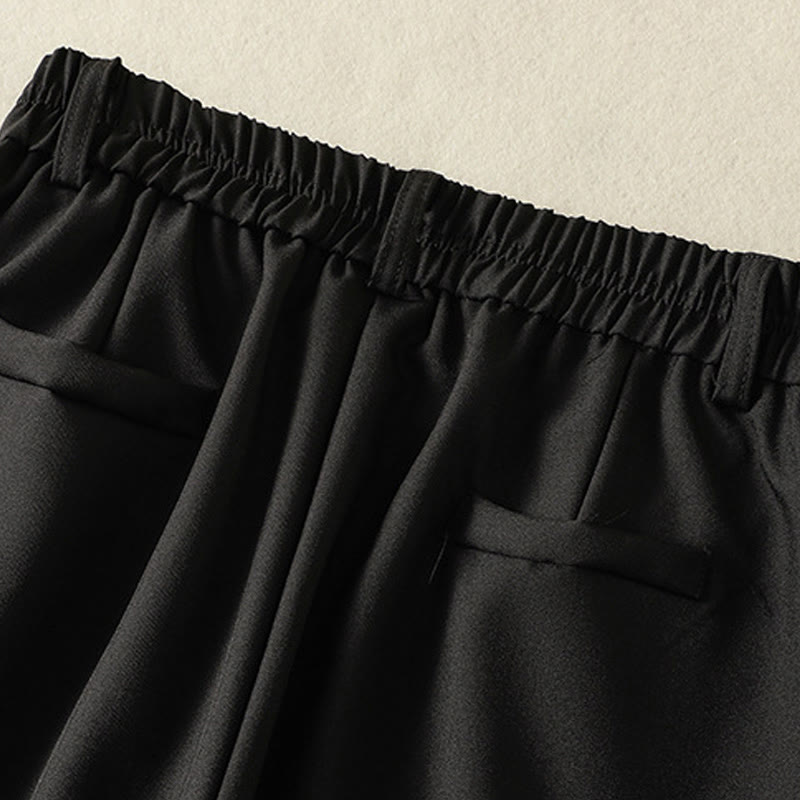 Pantaloni da donna in cotone con coulisse, con elastico in vita e tasche, stile vintage, motivo Buddha Stones - image 12