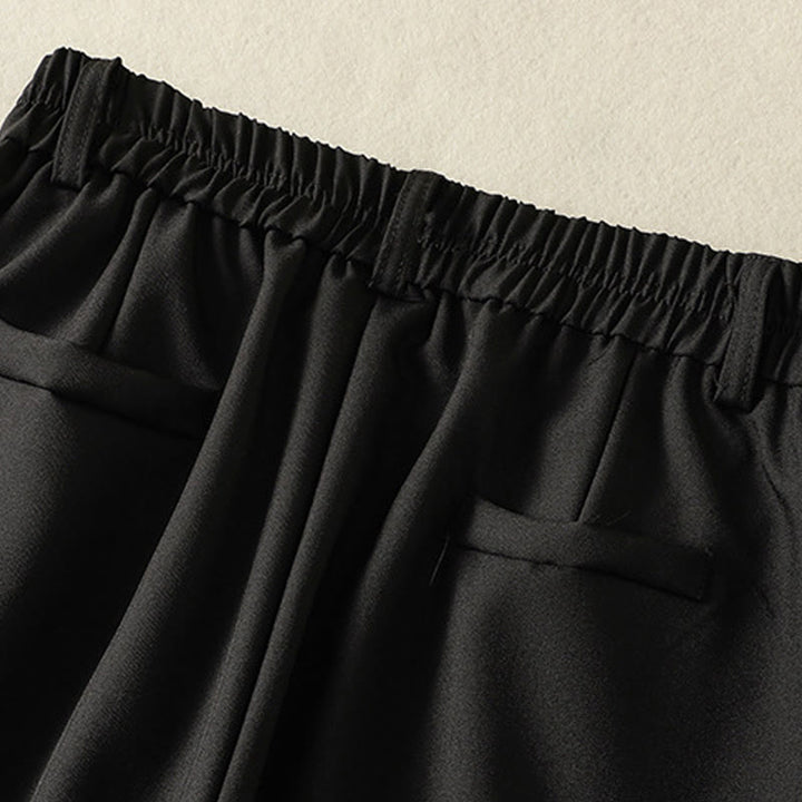 Pantaloni da donna in cotone con coulisse, con elastico in vita e tasche, stile vintage, motivo Buddha Stones - image 12