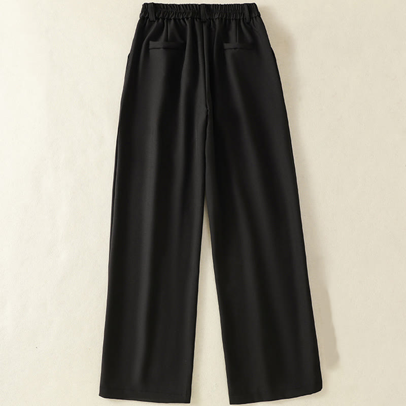 Pantaloni da donna in cotone con coulisse, con elastico in vita e tasche, stile vintage, motivo Buddha Stones - image 9