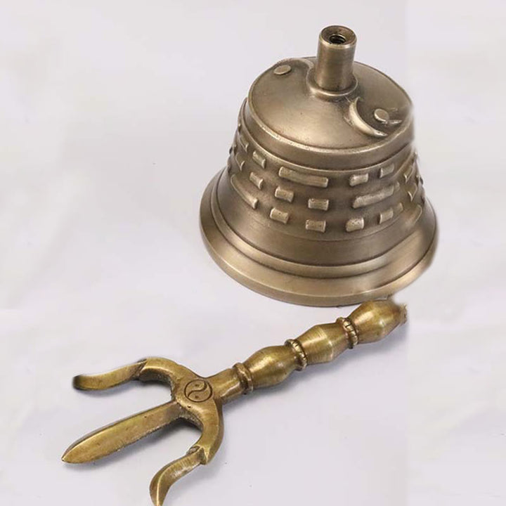 Buddha Stones fatte a mano, tibetane, meditazione, Vajra Dorje, campana, zucca, Yin Yang, rame, decorazione per l'illuminazione - image 1