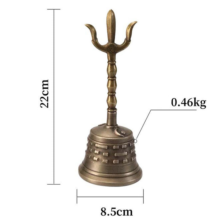 Buddha Stones fatte a mano, tibetane, meditazione, Vajra Dorje, campana, zucca, Yin Yang, rame, decorazione per l'illuminazione - image 4