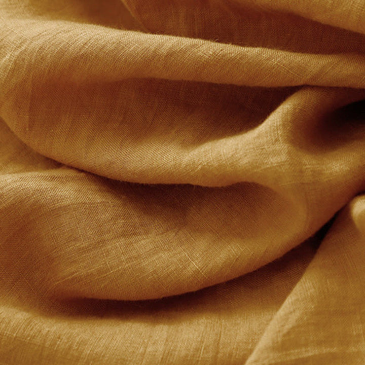 Abito midi estivo senza maniche in cotone con lacci e bottoni sul davanti, design a revers e motivo Buddha Stones. - image 5