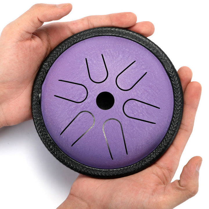 Tamburo in acciaio Buddha Stones, suono curativo, meditazione, yoga, kit di batteria, 6 note, 5,5 pollici