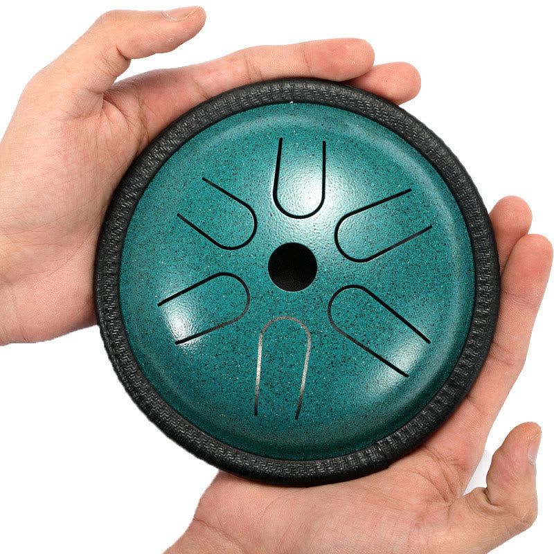 Tamburo in acciaio Buddha Stones, suono curativo, meditazione, yoga, kit di batteria, 6 note, 5,5 pollici