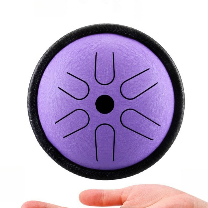 Tamburo in acciaio Buddha Stones, suono curativo, meditazione, yoga, kit di batteria, 6 note, 5,5 pollici
