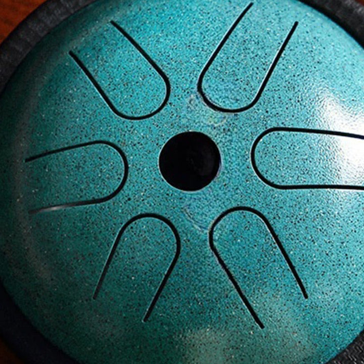 Tamburo in acciaio Buddha Stones, suono curativo, meditazione, yoga, kit di batteria, 6 note, 5,5 pollici