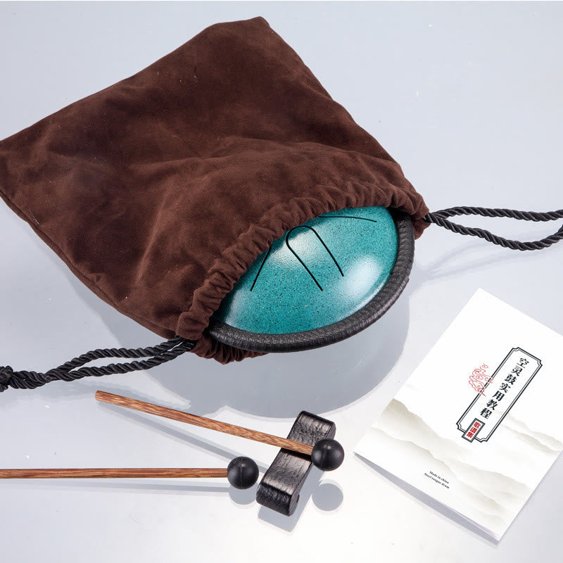 Tamburo in acciaio Buddha Stones, suono curativo, meditazione, yoga, kit di batteria, 6 note, 5,5 pollici