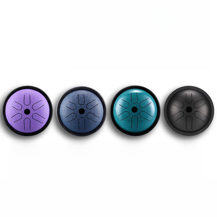 Tamburo in acciaio Buddha Stones, suono curativo, meditazione, yoga, kit di batteria, 6 note, 5,5 pollici
