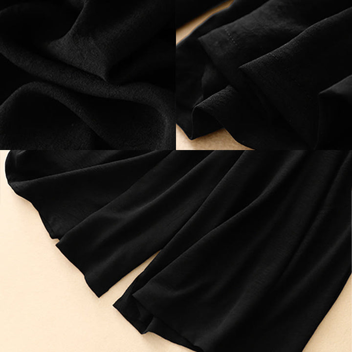 Pantaloni larghi da donna con coulisse, modello Buddha Stones, casual, etnici, semplici, con tasche - image 11