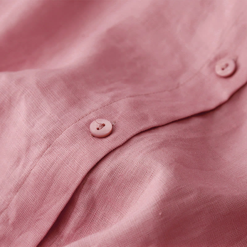 Set da meditazione da donna con tasche, in 2 pezzi, con maglietta a maniche lunghe e cardigan, estivo, con Buddha Stones - image 6