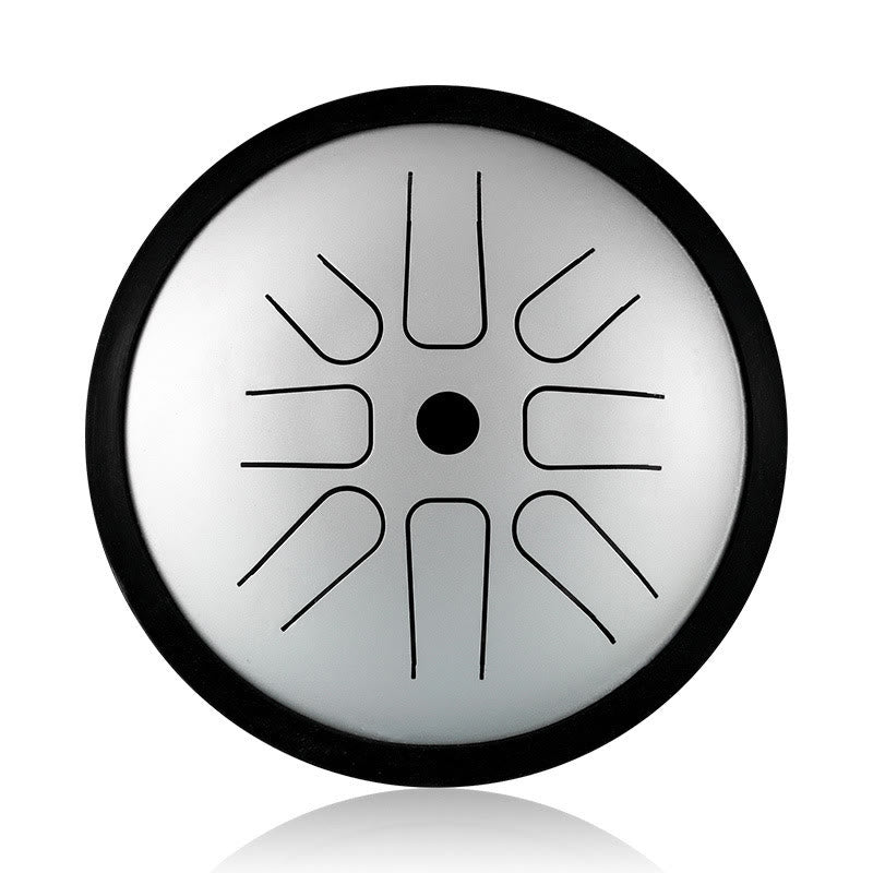 Kit di batteria per meditazione yoga con tamburo in acciaio per lingua Buddha Stones, 8 note, strumento a percussione da 6 pollici