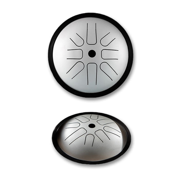 Kit di batteria per meditazione yoga con tamburo in acciaio per lingua Buddha Stones, 8 note, strumento a percussione da 6 pollici