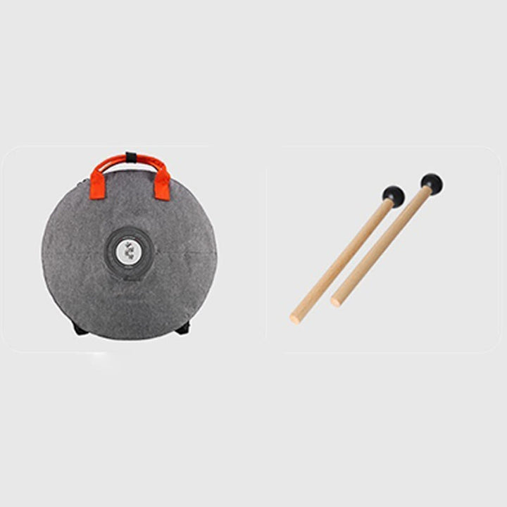 Kit per meditazione yoga con tamburo in acciaio Buddha Stones, 9 note, strumento handpan da 15 pollici