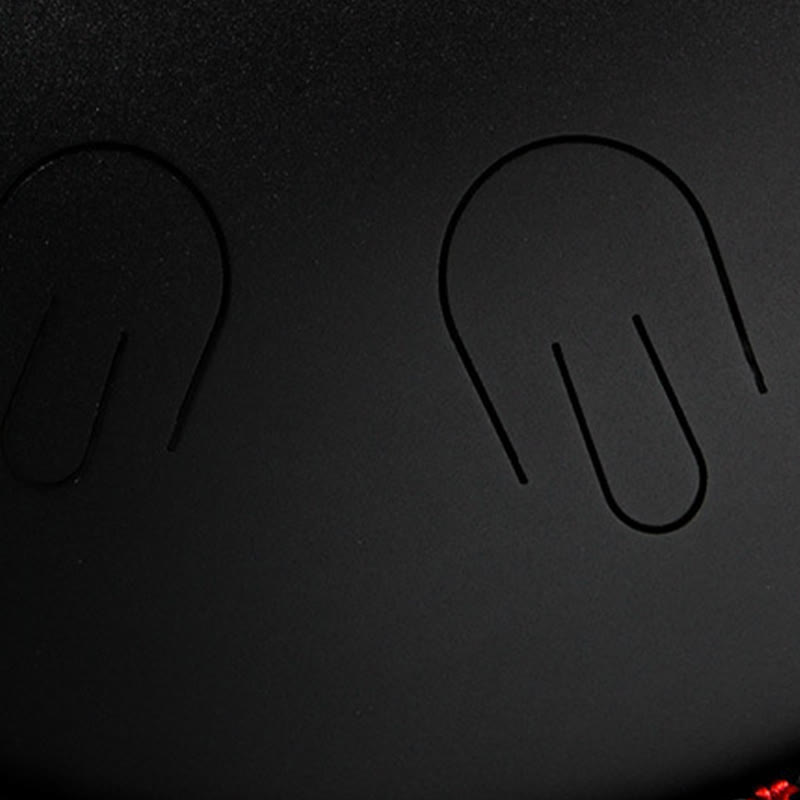 Kit per meditazione yoga con tamburo in acciaio Buddha Stones, 9 note, strumento handpan da 15 pollici - image 4