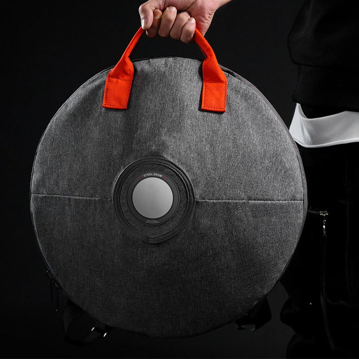 Kit per meditazione yoga con tamburo in acciaio Buddha Stones, 9 note, strumento handpan da 15 pollici