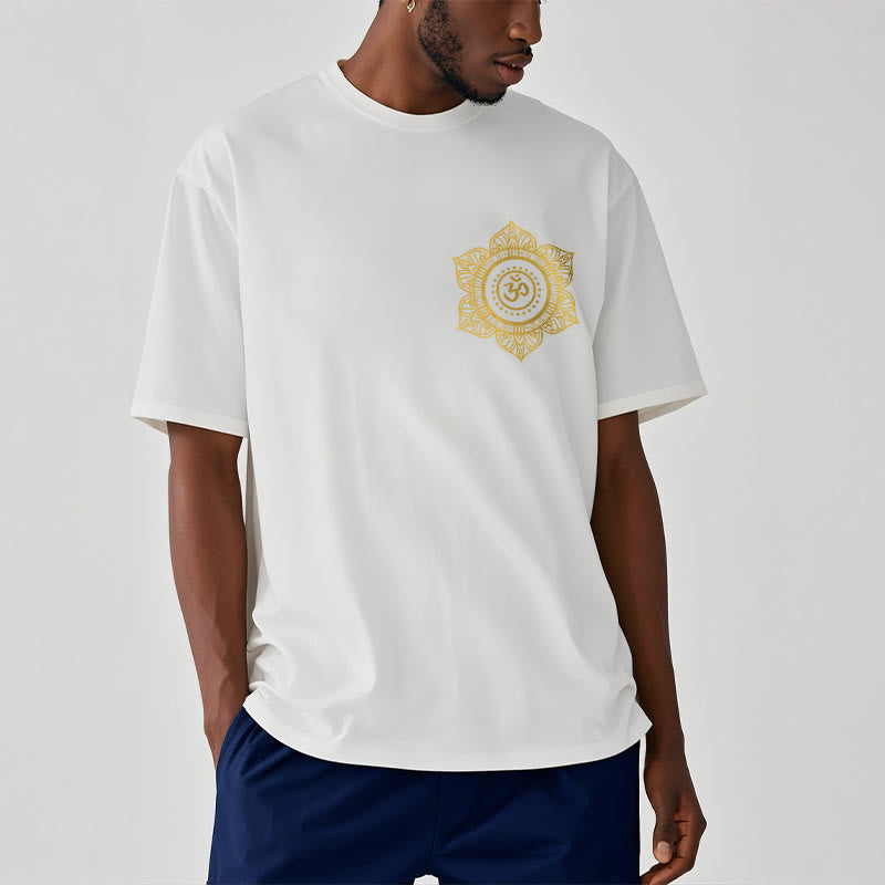 Maglietta con Buddha Stones Golden Mandala OM - image 8