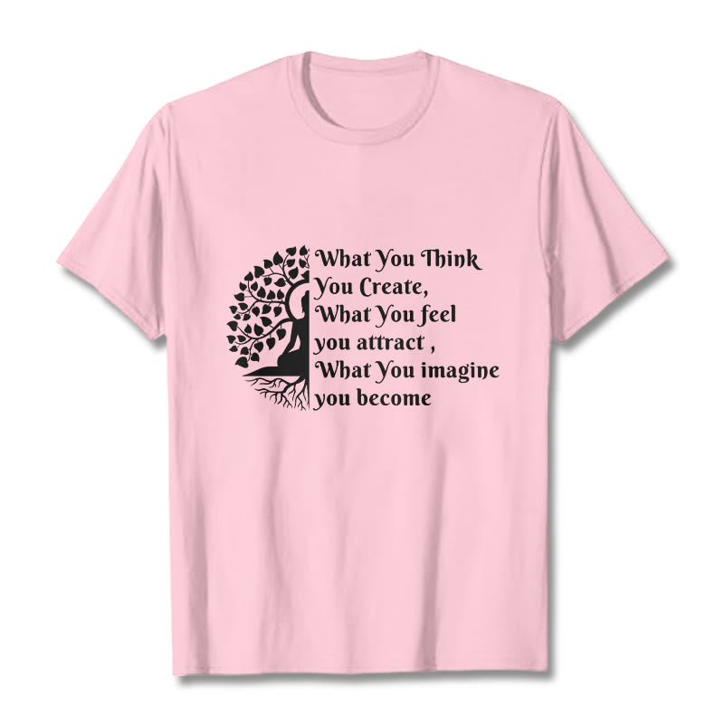 Maglietta Buddha Stones Half-meditation Buddha Tree - Rosa chiaro - 2XL - image 13