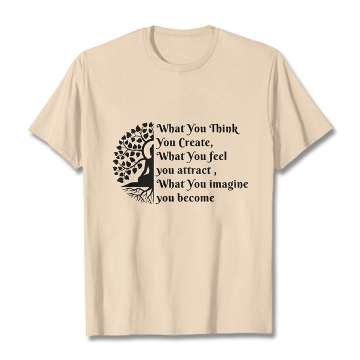Maglietta Buddha Stones Half-meditation Buddha Tree - Biscotto - 2XL - image 9
